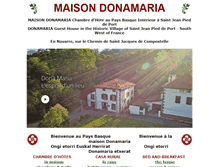 Tablet Screenshot of donamaria.fr